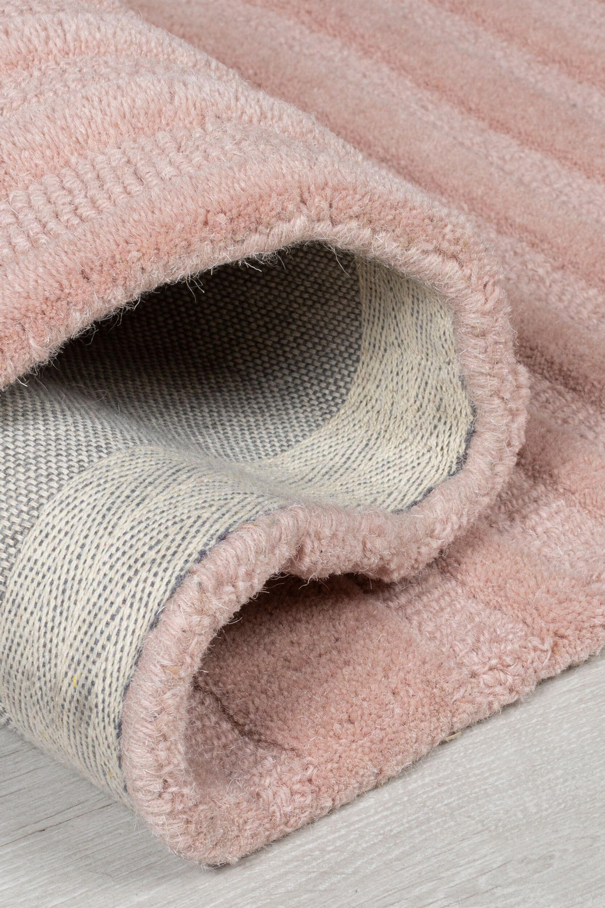 WOLLTEPPICH Pastell-Design, handgetuftet LEVEN BLAKE, Rosa 160x230 cm - Rosa, Textil (160/230cm) - KADIMA DESIGN