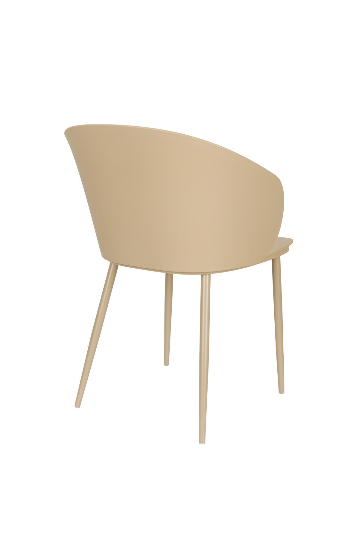 ESSZIMMERSTUHL Gigi - Weiß - 55.5/56.5/80.5 cm - 2er-Set - Weiß, Kunststoff (56.5/80.5/55.5cm)