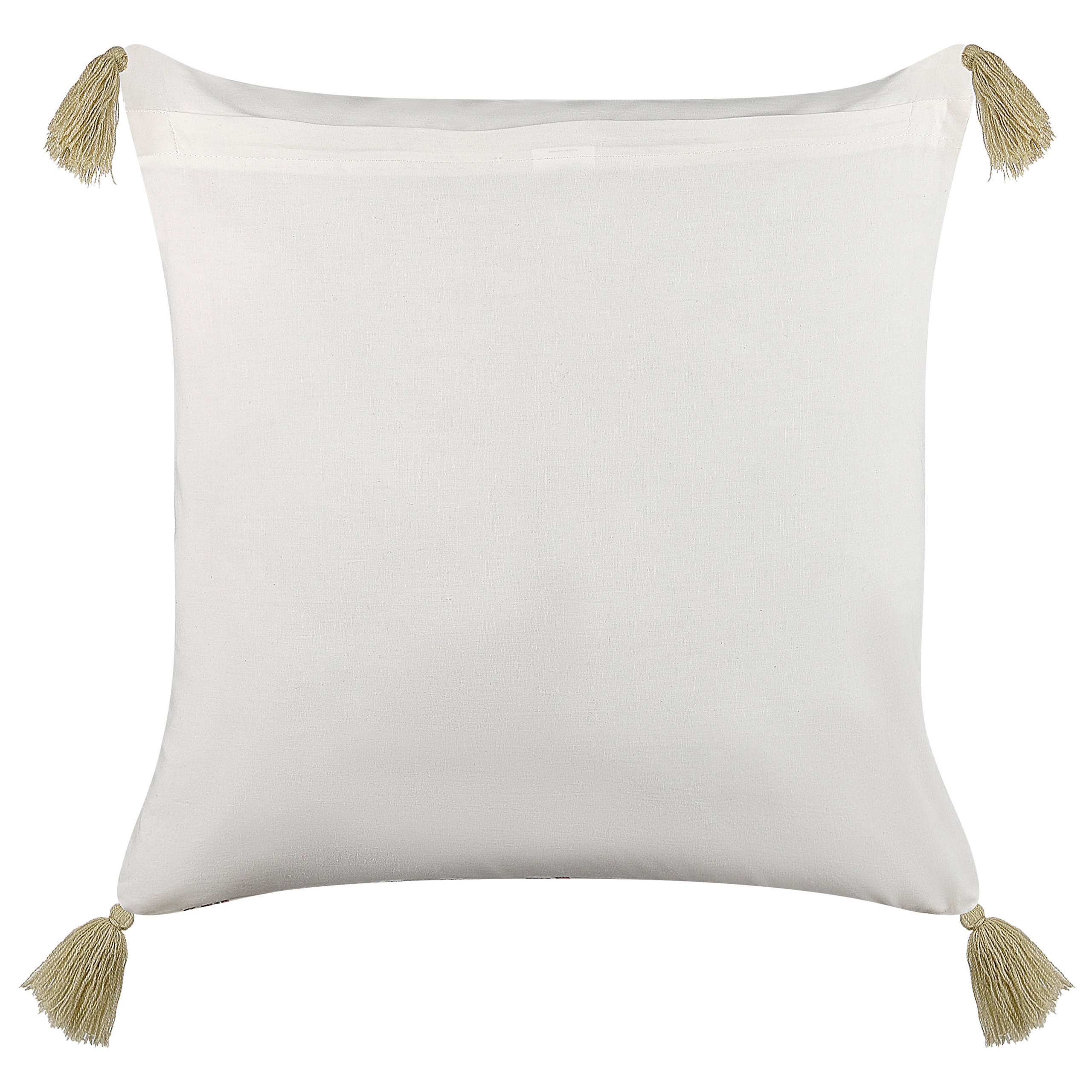 DEKOKISSEN Bunt 45/45 cm Setosa - Multicolor, Naturmaterialien/Textil (45/45cm) - Beliani
