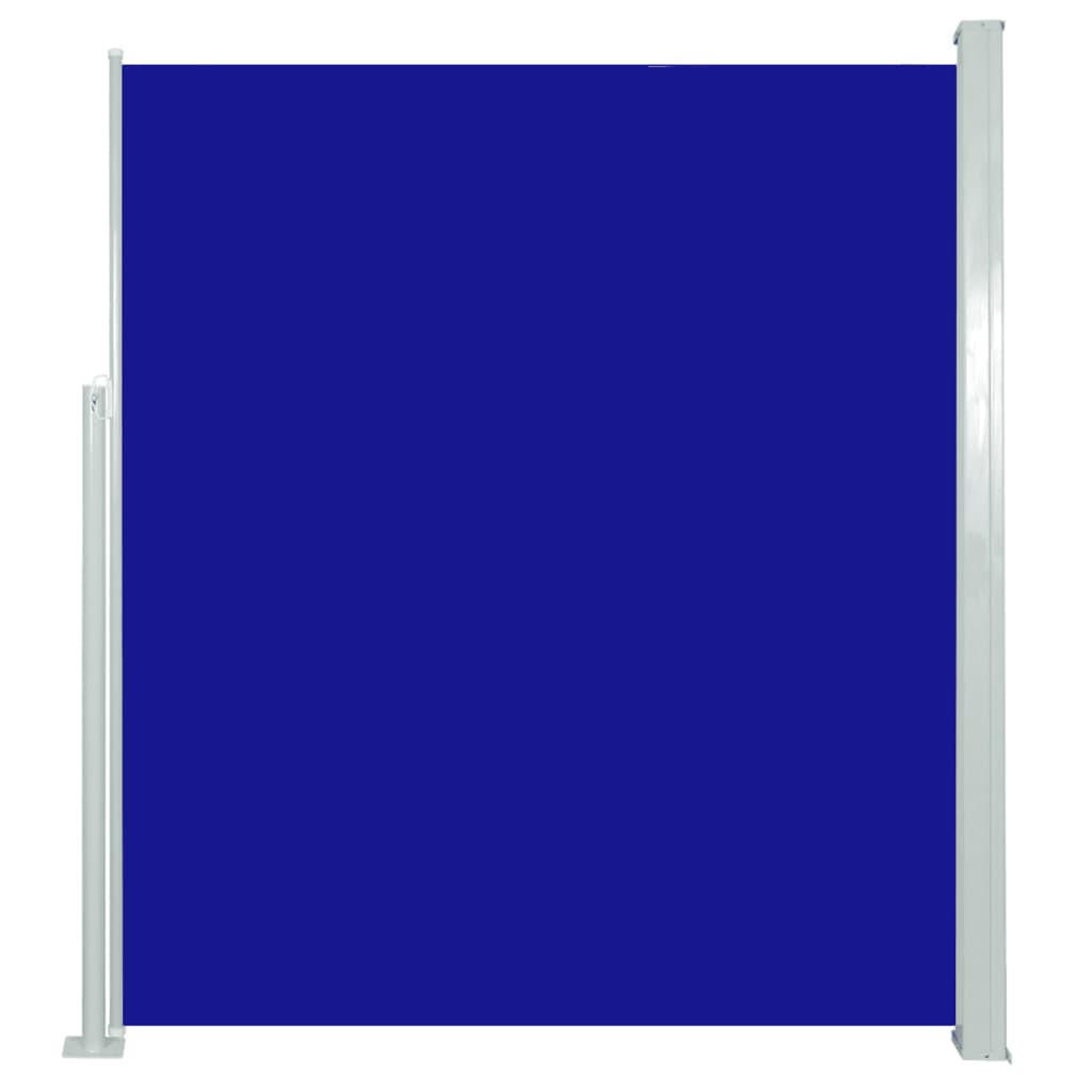 AUSZIEHBARE Seitenmarkise 160x500 cm Blau - Blau, Textil (5/160/500cm) - furnicato