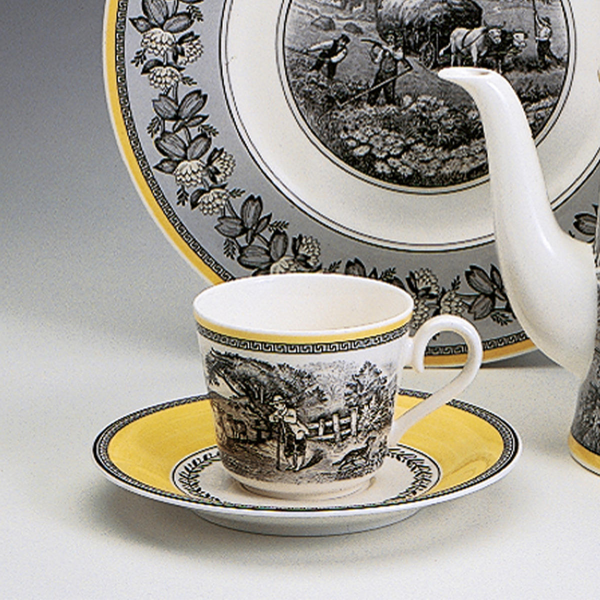KAFFEE- / TEETASSE Audun Ferme bunt 150 ml - Multicolor, Keramik (0.15L) - Villeroy & Boch
