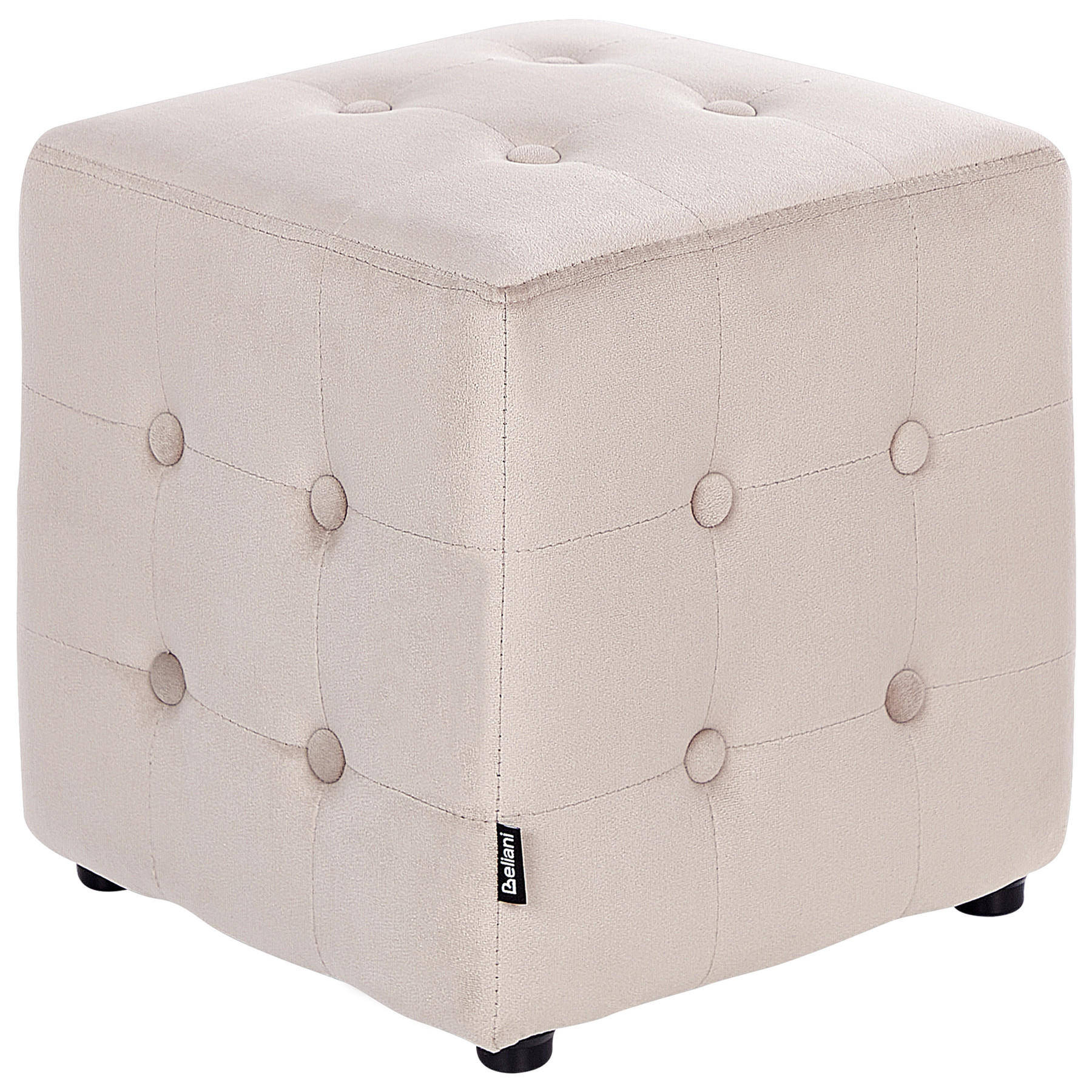 POUF WISCONSIN catifea bej deschis