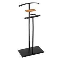 KLEIDERSTÄNDER 114,2 cm - Schwarz, Naturmaterialien (22.2/114.2/44.8cm)