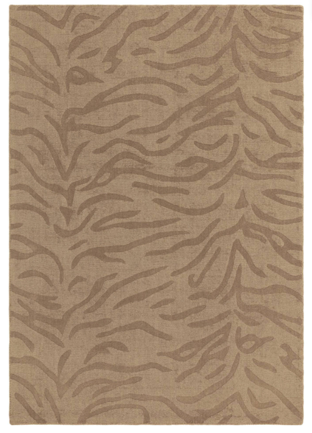 TEPPICH modern Flachgewebe MILL Braun 160 x 230 cm - Braun, Naturmaterialien (160/230cm) - Novatrend