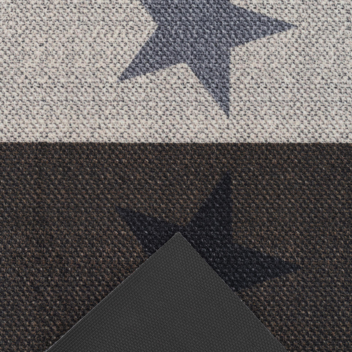 KÜCHENLÄUFER TEPPICH TRENDY MODERN STARS - Anthrazit, Textil (45/145cm) - Pergamon