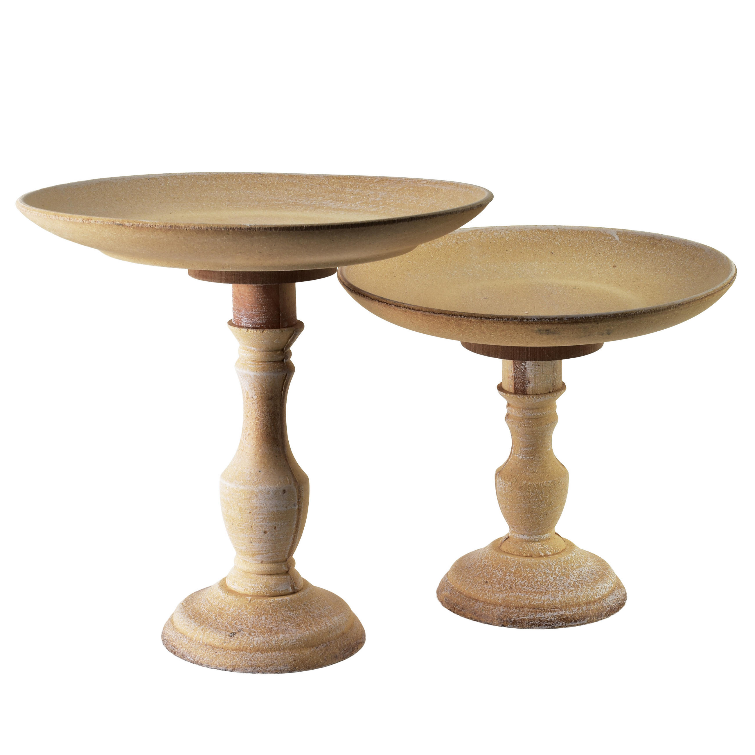 DEKOSCHALE Daz Natur 25/25/24 cm Holz - Beige, Holz (27cm) - Mondex