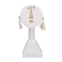 DEKORATIVE FIGUR Weiß 15/8/30.5 cm H228000002 - Weiß, Keramik (8/30.5/15cm) - Rituali Domestici 