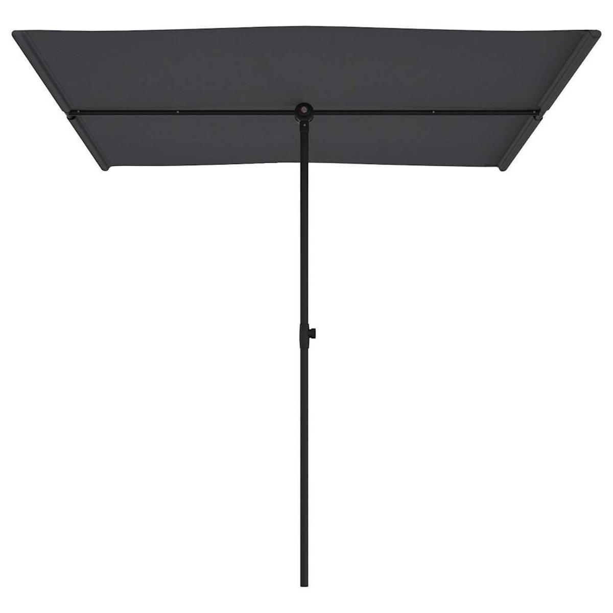 SONNENSCHIRM Mit Aluminium-Mast 2/1.5 M Anthrazit - Anthrazit, Textil (200/150cm) - vidaXL