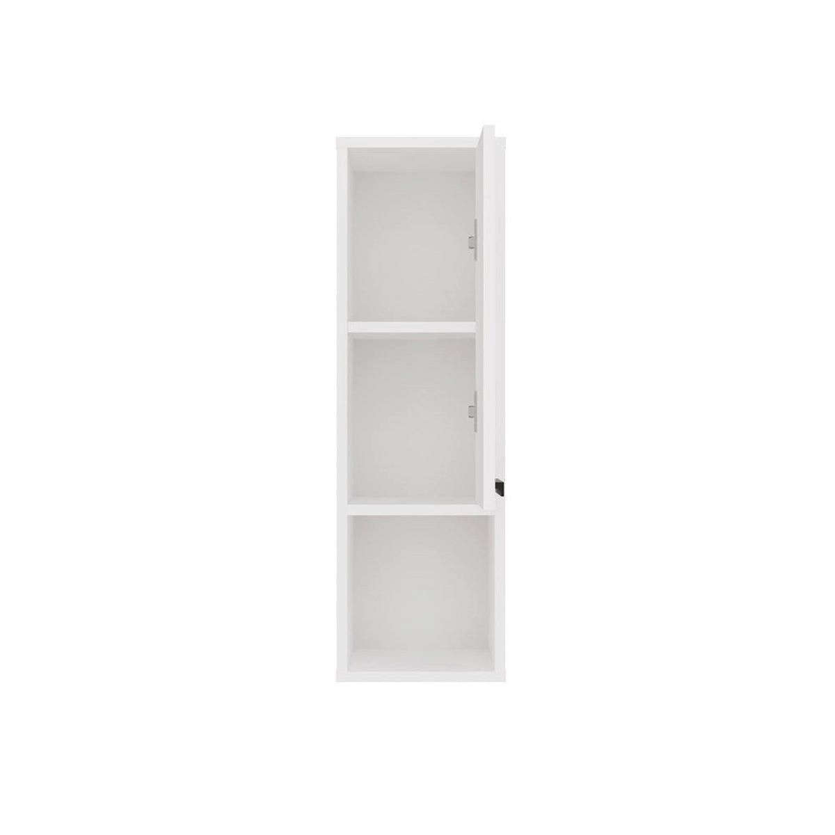 WANDHÄNGESCHRANK Ida - Weiß, Holzwerkstoff (25.5/82/24cm) - kommodly