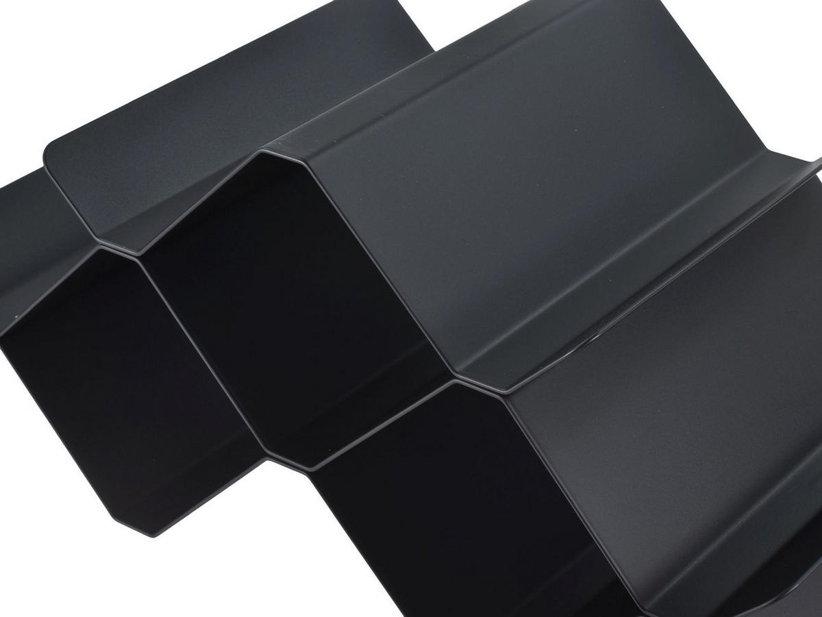WEINREGAL Rocks schwarz für 9 Flaschen - Schwarz, Metall (51/20/18cm) - Zone Denmark
