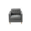SESSEL grau - Grau, Holz (80/82/84cm) - ebuy24