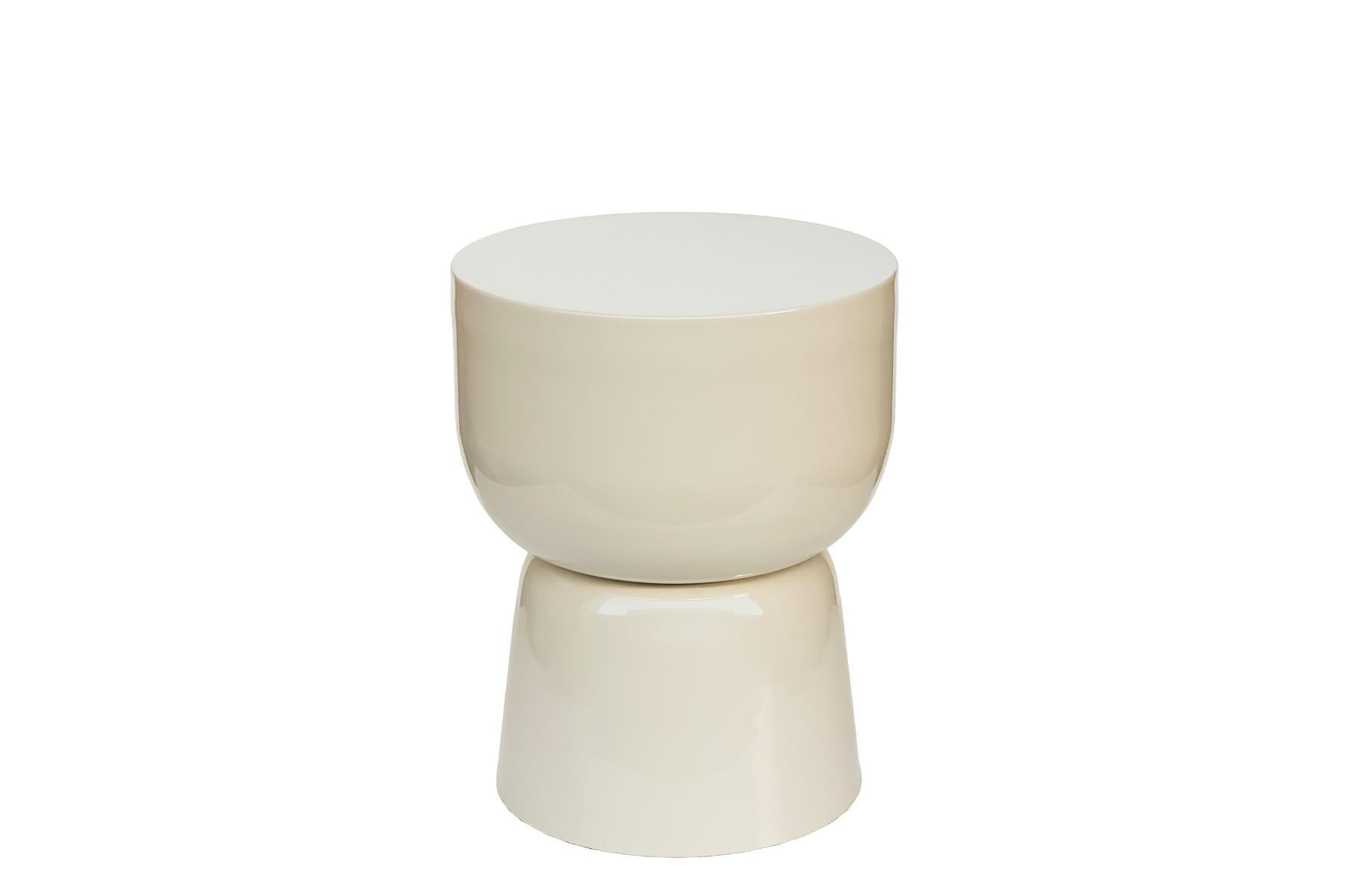 Livingfurn Beistelltisch Weiß 35.5x46x35.5 cm