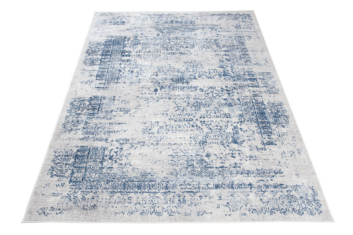 TEPPICH SKY Blau Grau 180/250 cm - Blau, Textil (180/250cm) - Tapiso