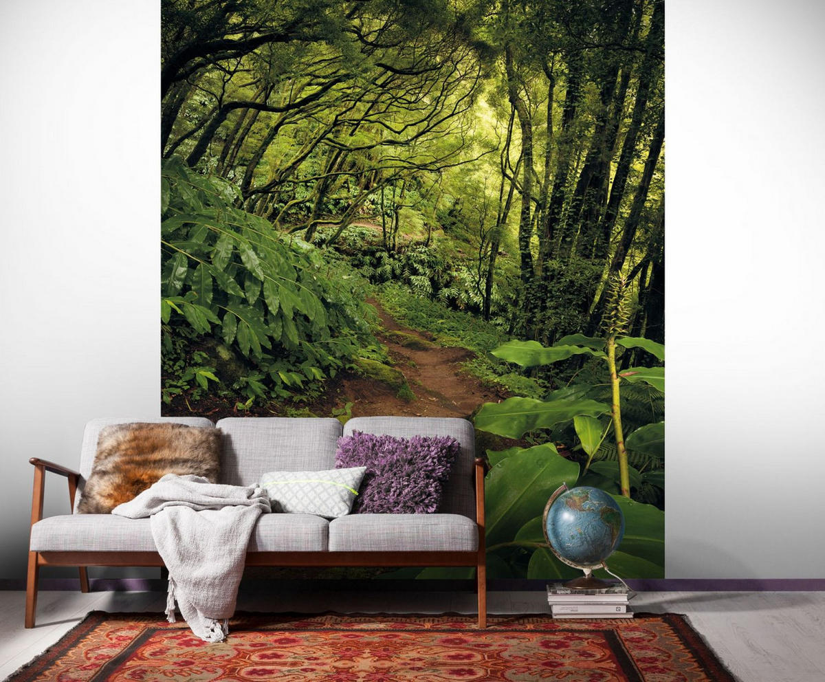 FOTOTAPETE Wald 200 x 250 cm - Grün, Papier (200/250cm) - Sanders & Sanders