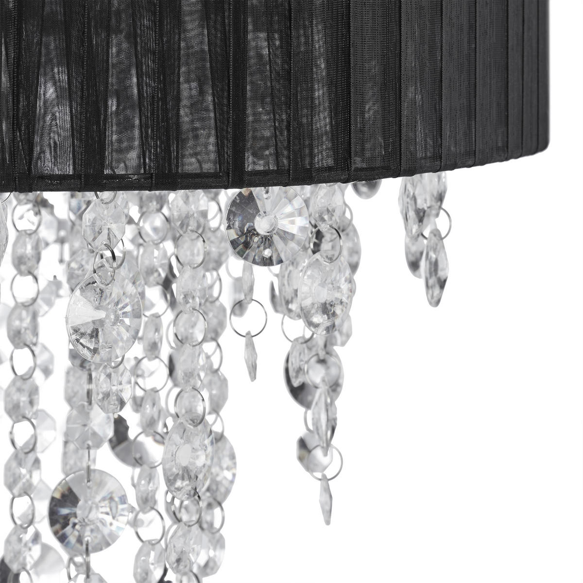 STEHLAMPE - Multicolor, Kunststoff/Textil (37.5/37.5/150cm) - Relaxdays