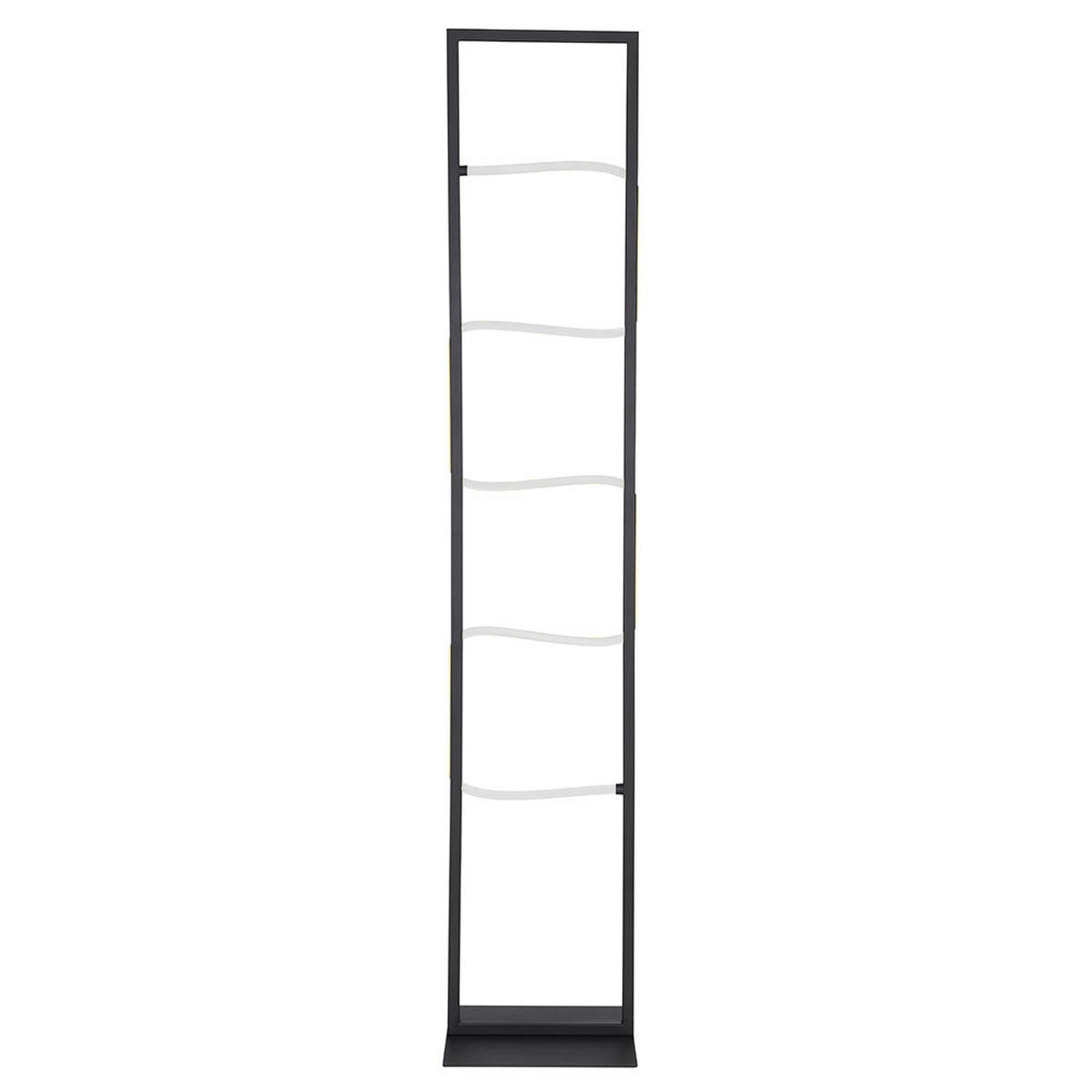 LED STEHLEUCHTE KAIA Schwarz Metall Aluminium - Schwarz, Metall (25/20/135.4cm) - Globo Lighting