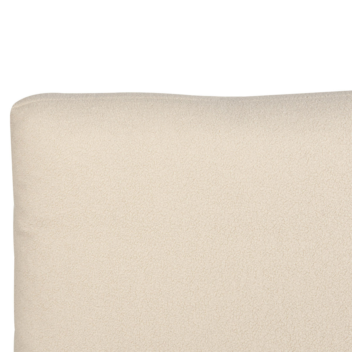 POLSTERBETT 160/200cm Helles Beige Melle - Beige, Textil (160/200cm) - Beliani