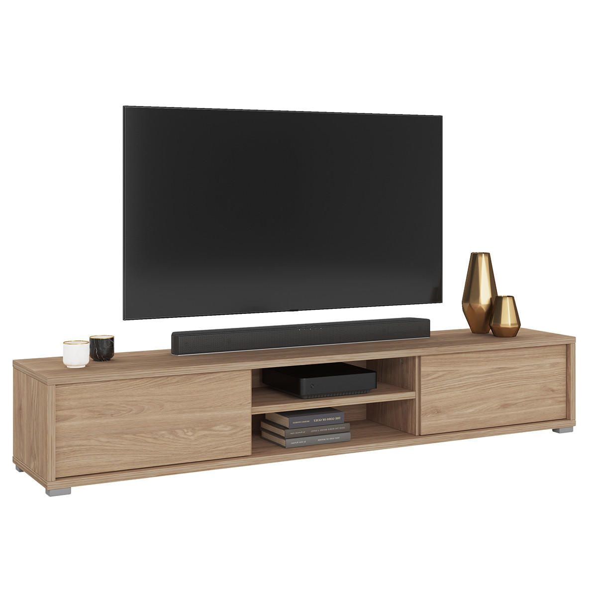 TV-MÖBEL Idra Holz - Braun, Holzwerkstoff (180/32/36cm) - Petits-meubles