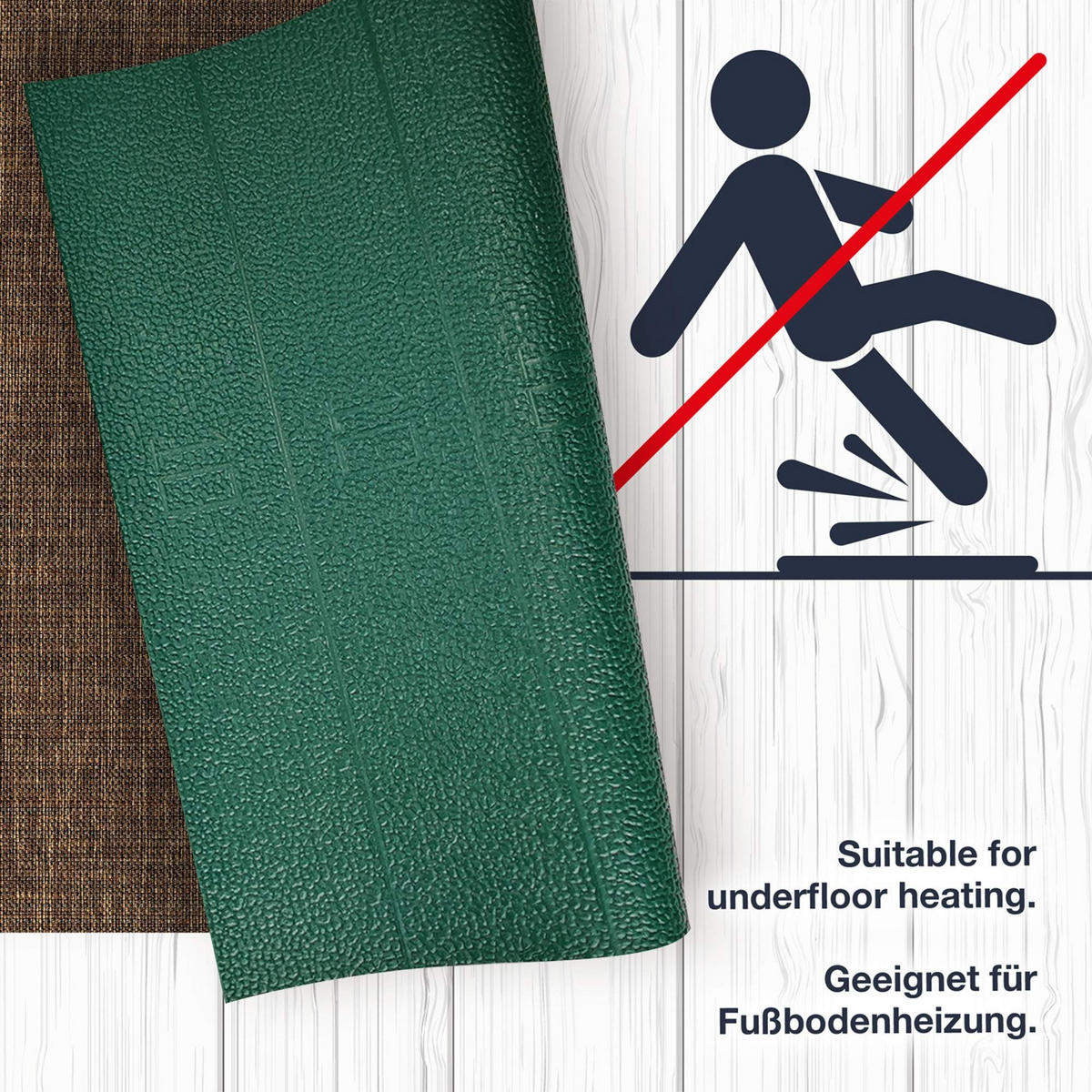 KÜCHENLÄUFER PATCH - Braun, Textil (50/220cm) - WohnDirect