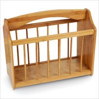 ZEITUNGSSTÄNDER - Hellbraun, Holz (33/21/42cm) - Relaxdays