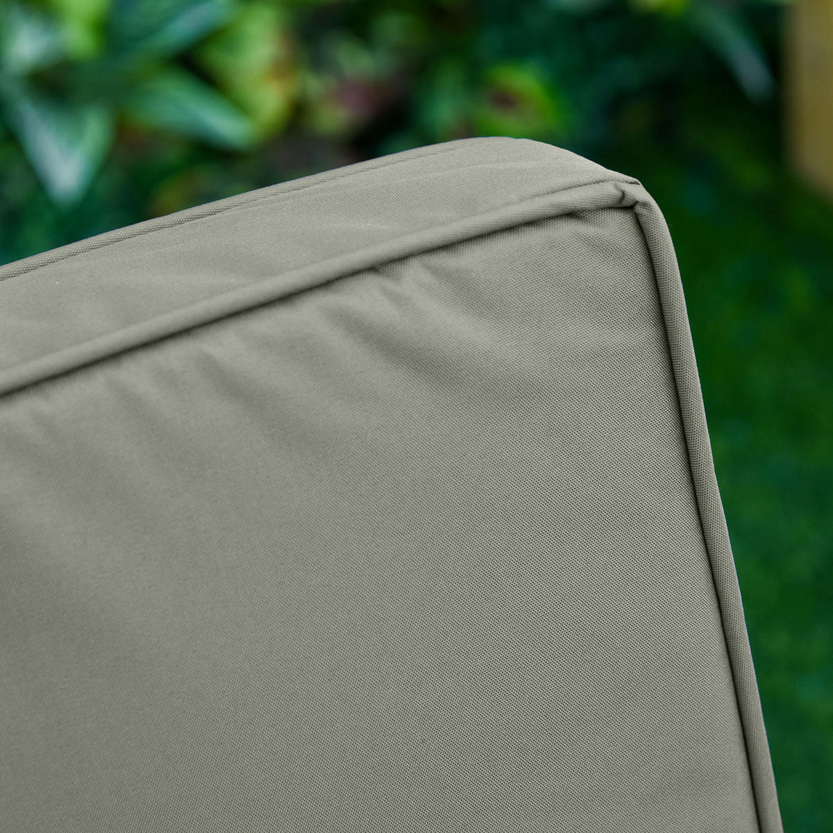 SITZKISSEN 2er-Set 56 x 52 cm - Dunkelgrau, Kunststoff (52/7/56cm) - Outsunny