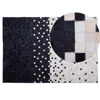 PATCHWORK-TEPPICH Erfelek 200/140 cm - Multicolor, Fell (140/200cm) - Beliani