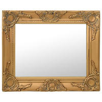 WANDSPIEGEL im Barock-Stil 50x40 cm Golden - Goldfarben, Holz (40/2/50cm) - furnicato