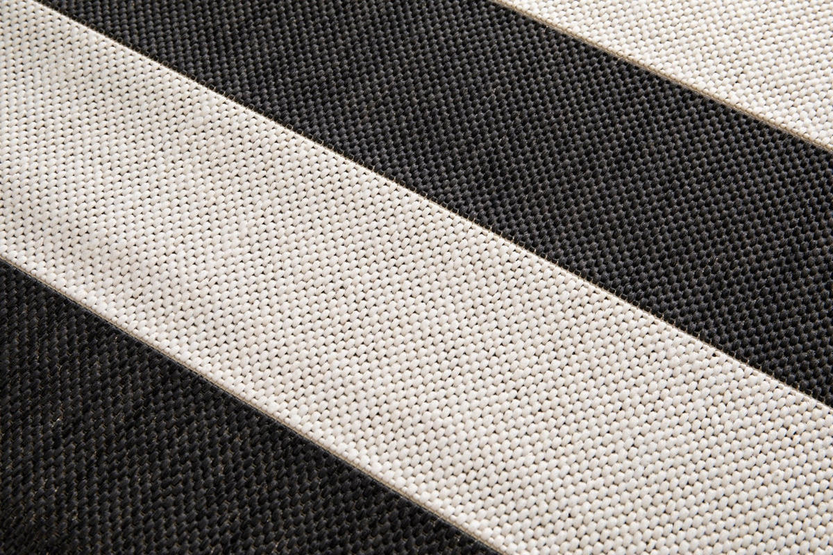 TEPPICH für Innen- und Außenbereiche schwarz - Schwarz, Textil (80/150cm) - AFK Living