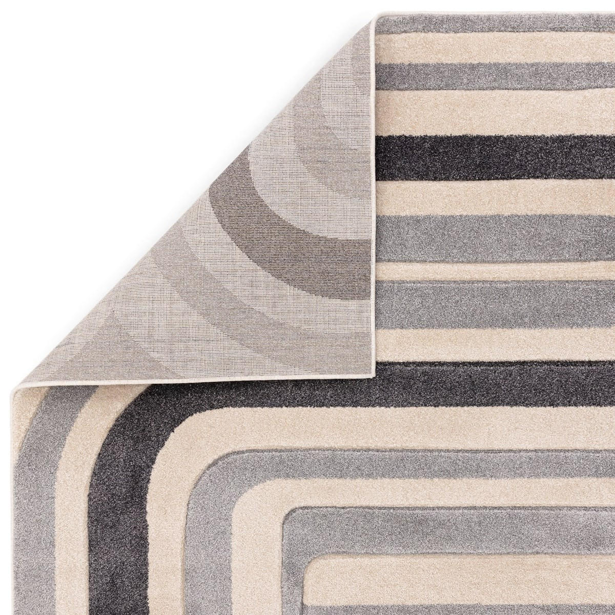 TEPPICH Moderner für Wohn- und Schlafzimmer LINY Grau 120 x 170 cm - Grau, Textil (120/170cm) - Novatrend
