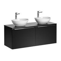 DVOSTRUKI UMIVAONIK 120cm Éros Crni - crna, drvni materijal (120/48/46cm) - Petits-meubles