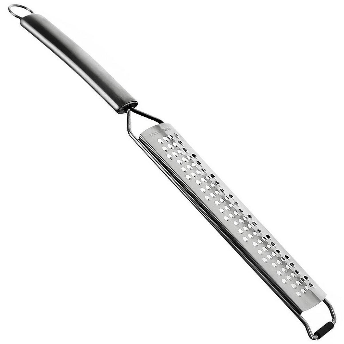 KÜCHENREIBE Flachstahl 38 cm - Silberfarben, Metall (4/38/1.5cm) - Orion 
