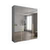DREHTÜRENSCHRANK 236.7/200/47 4-türig - Goldfarben/Weiß, Holz/Metall (200/236.7/47cm) - Abiks Möbel