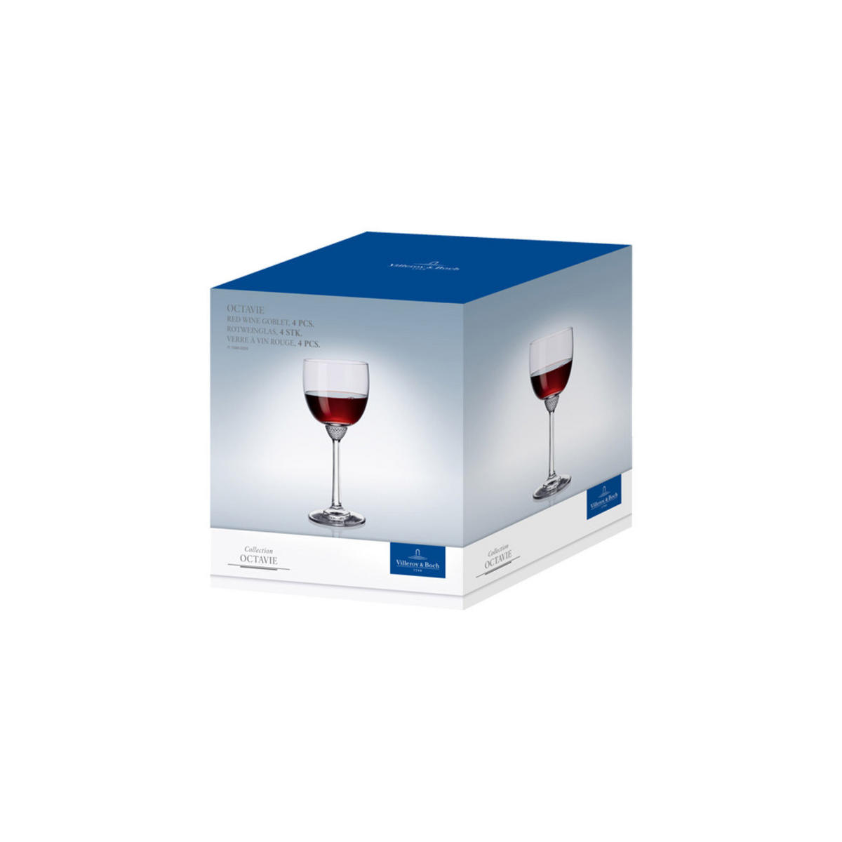 ROTWEINGLÄSER Octavie transparent 280 ml 4er Set - Transparent, Glas (0.28L) - Villeroy & Boch