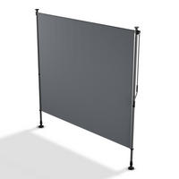 SENKRECHTMARKISE Barbados grau 200 x 310 cm - Grau, Textil (200/310cm) - Juskys