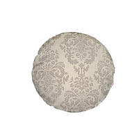 KISSENNHÜLLE Rund Epoche linen-taupe 40 cm Ø - Ecru, Textil (40/40cm) - beties Heimtextil
