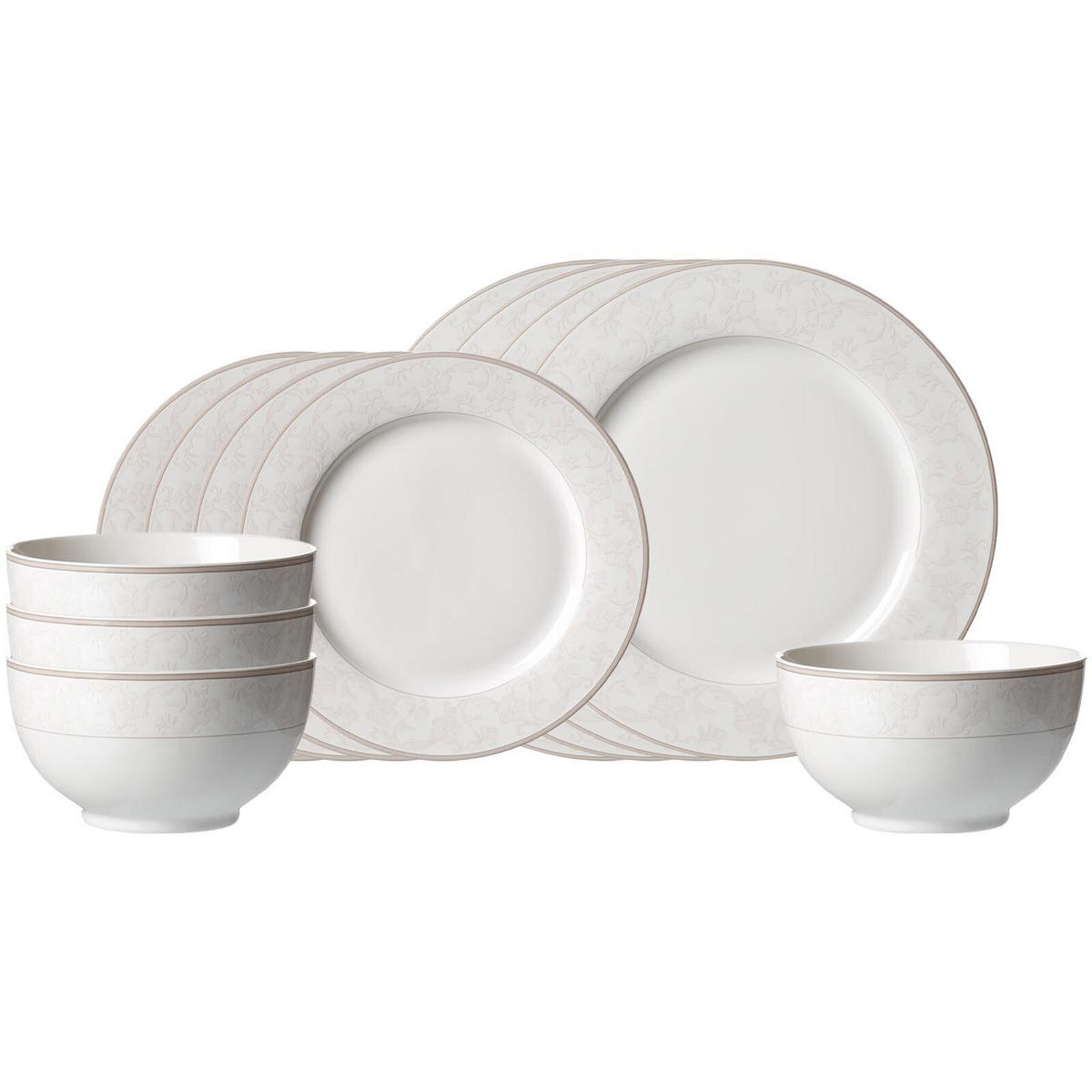 BASIC-SET Isabella beige 12er Set - Beige, Keramik (1/1/1cm) - Ritzenhoff Breker