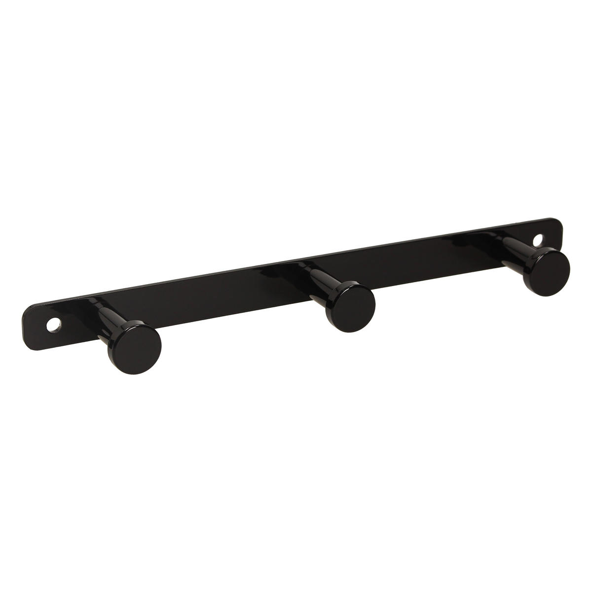 WANDHÄNGER Hamilton, Schwarz, Stahl - Schwarz, Metall (3.5/2/20cm) - EMUCA