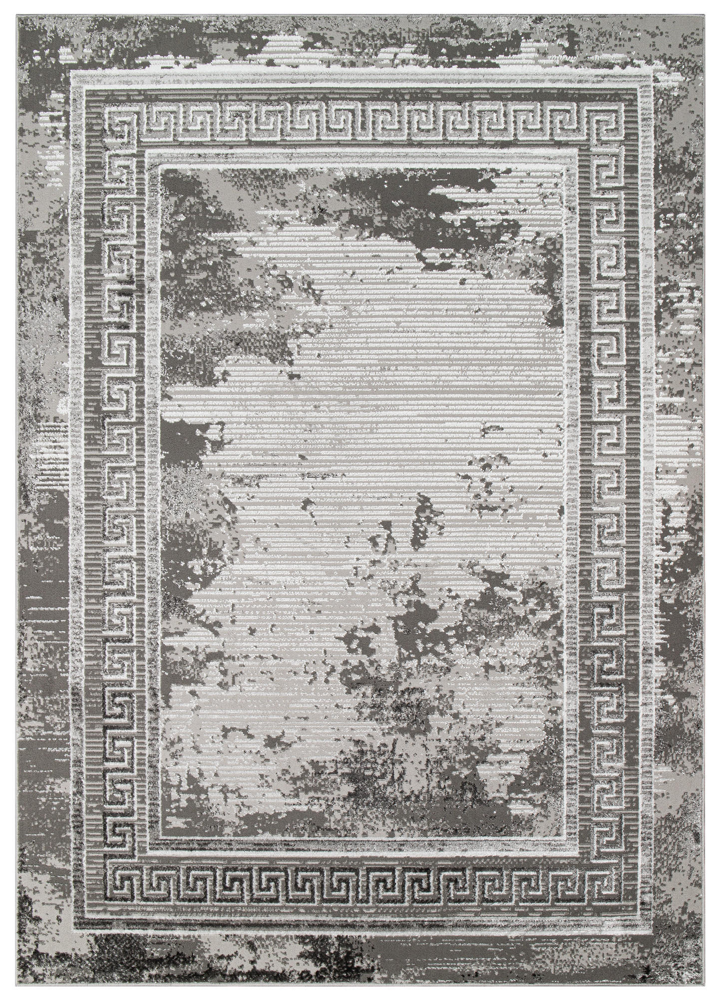 TEPPICH ARES Grau Beige 120/170 cm - Beige/Grau, Kunststoff (120/170cm) - Tapiso