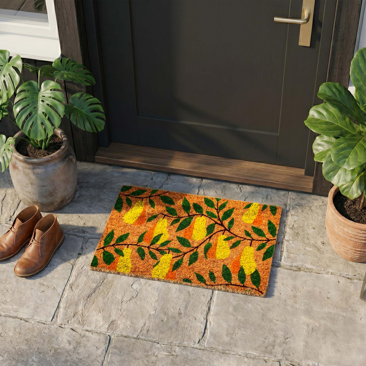 ROHOŽ - viacfarebná, textil/plast (60/40cm) - Relaxdays