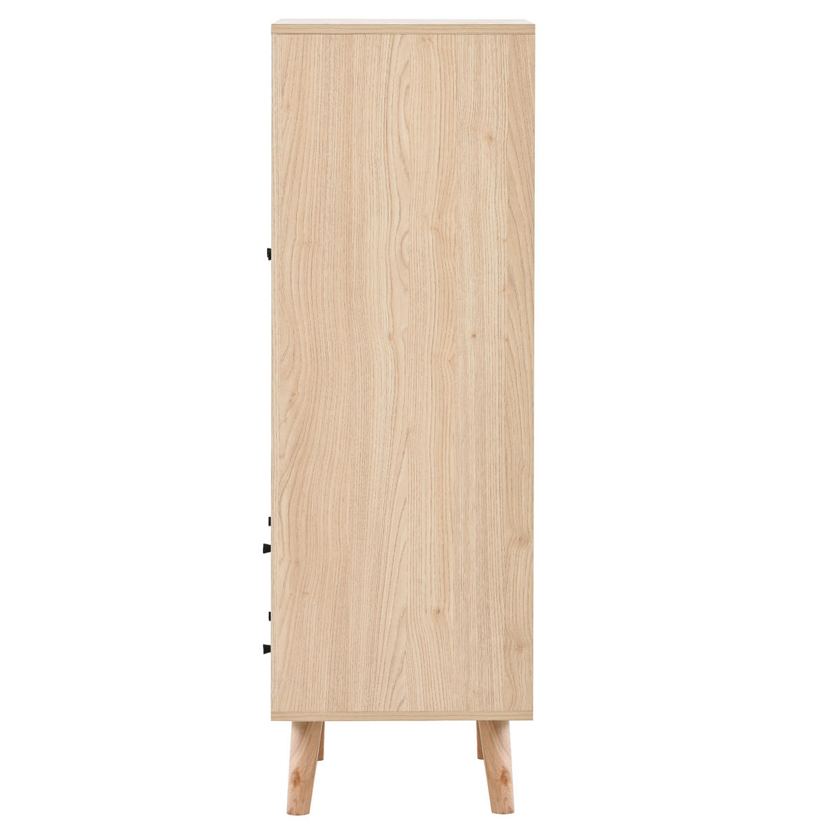 SIDEBOARD 60/40/120 cm Eiche aus Spanplatte mit Rattanfront - Eichefarben, Holzwerkstoff (40/120/60cm) - OKMYHOME