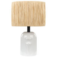 TISCHLAMPE Jubones 29/29/46 cm - Weiß, Keramik (29/29/46cm) - Beliani