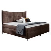 BOXBETT Bergamo - Braun, Holz (120/200cm) - MIRJAN24