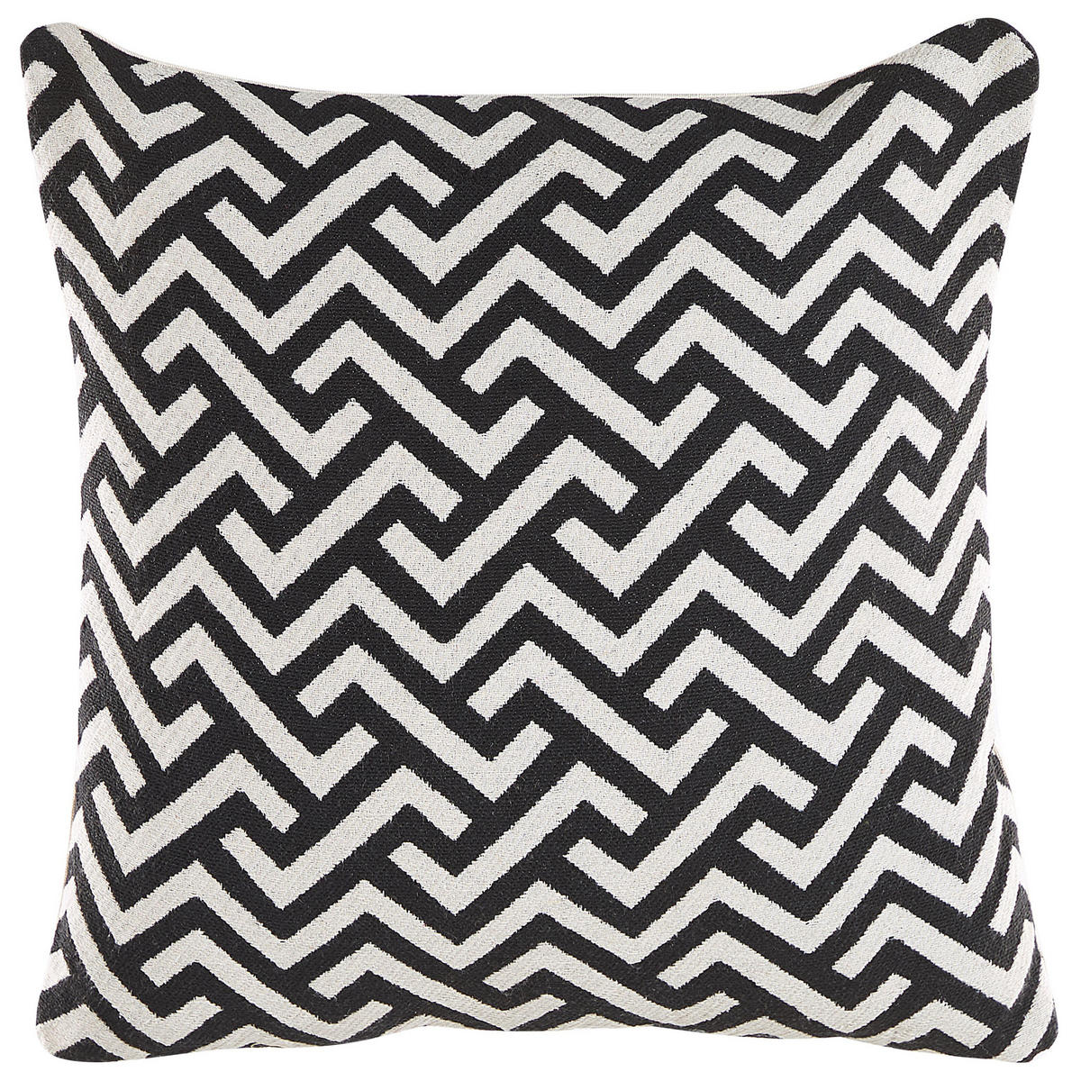 DEKOKISSEN 2er-Set Weiß 45/45 cm Salizar - Weiß, Textil (45/45cm) - Beliani