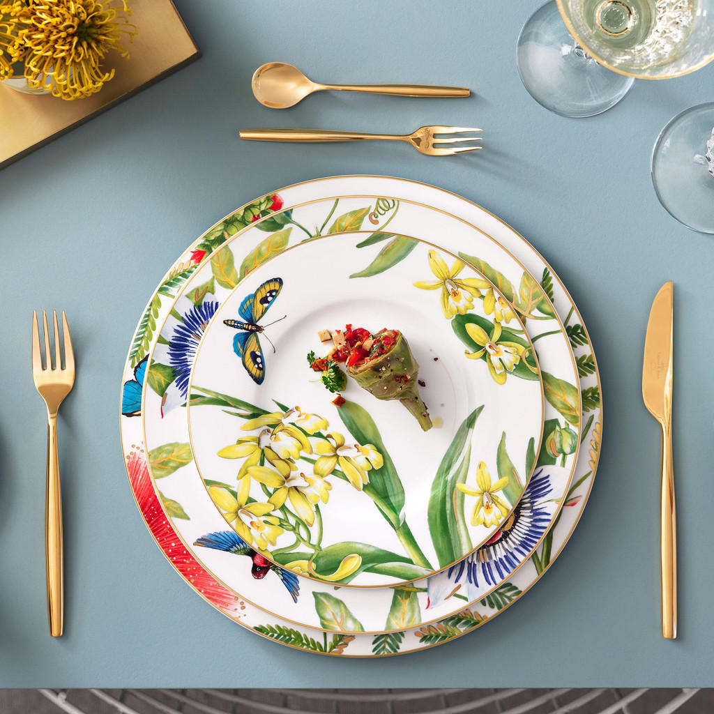 FRÜHSTÜCKSTELLER Amazonia Anmut bunt ø 22,5 cm 6er Set - Multicolor, Keramik (22.5cm) - Villeroy & Boch