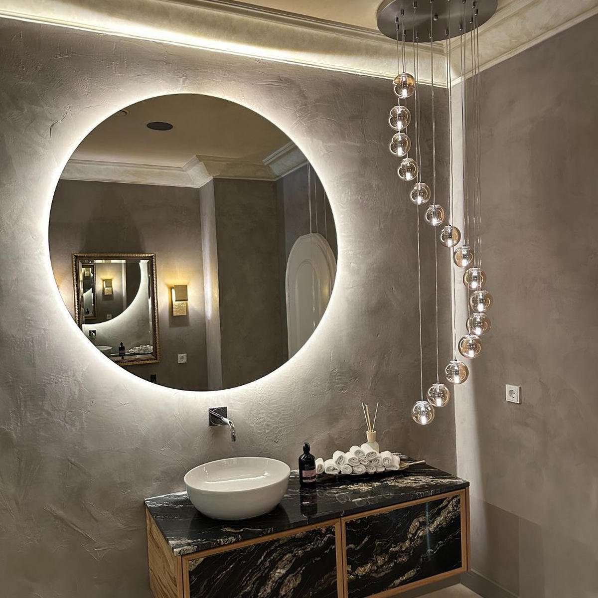 PENDELLEUCHTE Orb Weiß Ø 20cm - Weiß, Glas (20/20/20cm) - s.luce