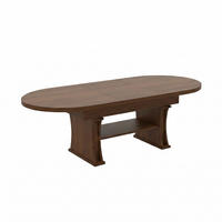 COUCHTISCH oval ausziehbar höhenverstellbar Ablage 130/80/60 cm - Nussbaumfarben, Holzwerkstoff (80/130/60cm) - designimpex