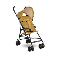 KINDERWAGEN Vaya gelb verstellbares Sonnendach, klappbar, Fußstütze - Gelb, Metall (80/41/97cm) - Lorelli