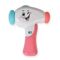 MUSIKSPIELZEUG Quietschehammer K999-119B pink verschiedene Melodien, Kunststoff, ab 12 Monaten, Lernspielzeug - Pink, Kunststoff (5/15/12cm) - Moni