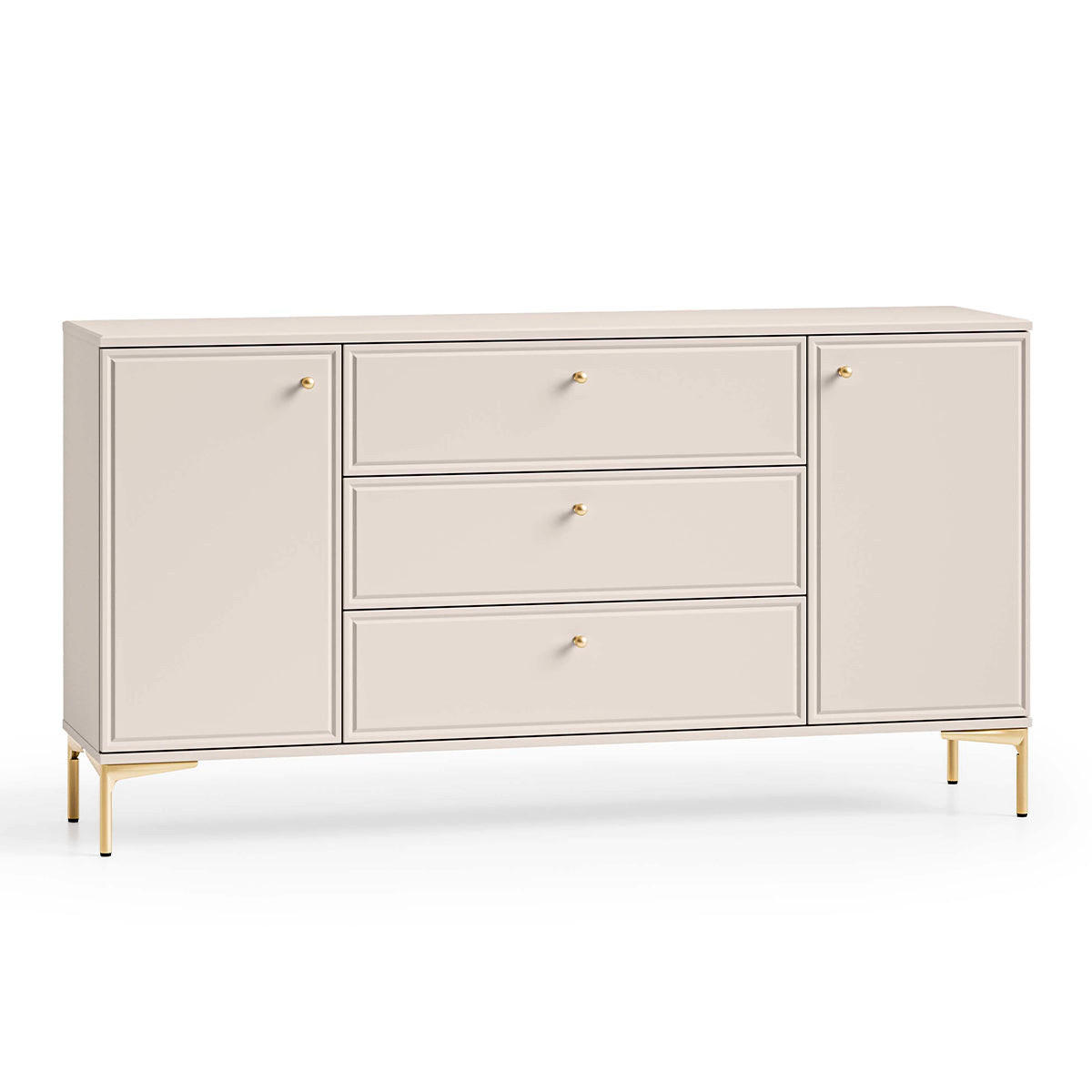 SIDEBOARD Sélène Kaschmir - Beige, Holzwerkstoff (160/85/40cm) - Petits-meubles
