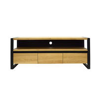 TV-SCHRANK aus Eiche mit Schubladen Loft/Wohnzimmer CAMERON - Eichefarben, Holz (155/60/40cm) - Rawood Furniture